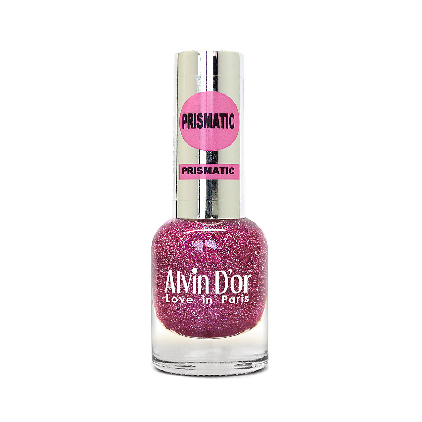 Изображение товара ALVIN D’OR Лак для ногтей PRISMATIC, 09 Розово-сиреневый призматик