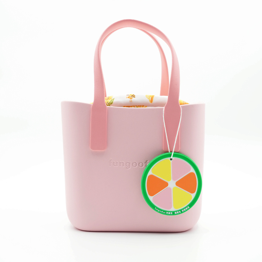 Изображение товара Сумка шоппер FUNGOOFUN 2 в 1 из влагостойкого EVA светло-розовая