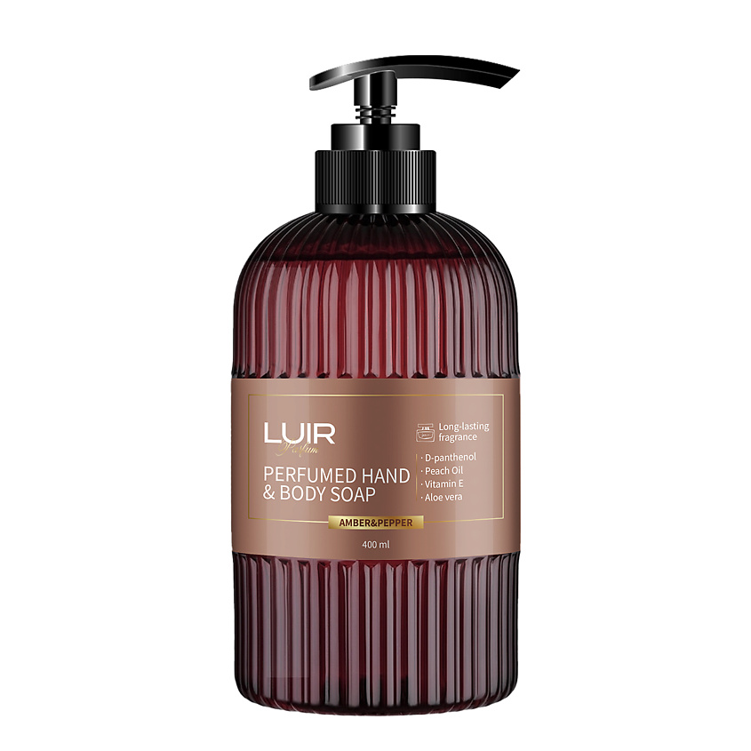 Изображение товара LUIR Luir Парфюмированное мыло для рук и тела Amber&Pepper, 400 мл