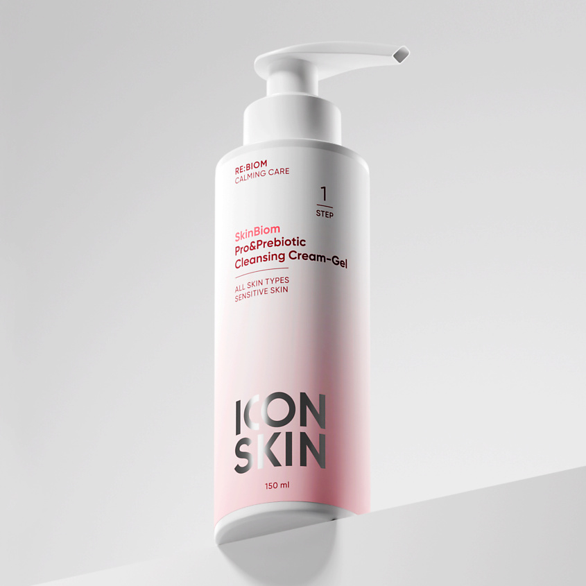 Изображение товара ICON SKIN Очищающий крем-гель для умывания c про- и пребиотиками Skinbiom, 150 мл