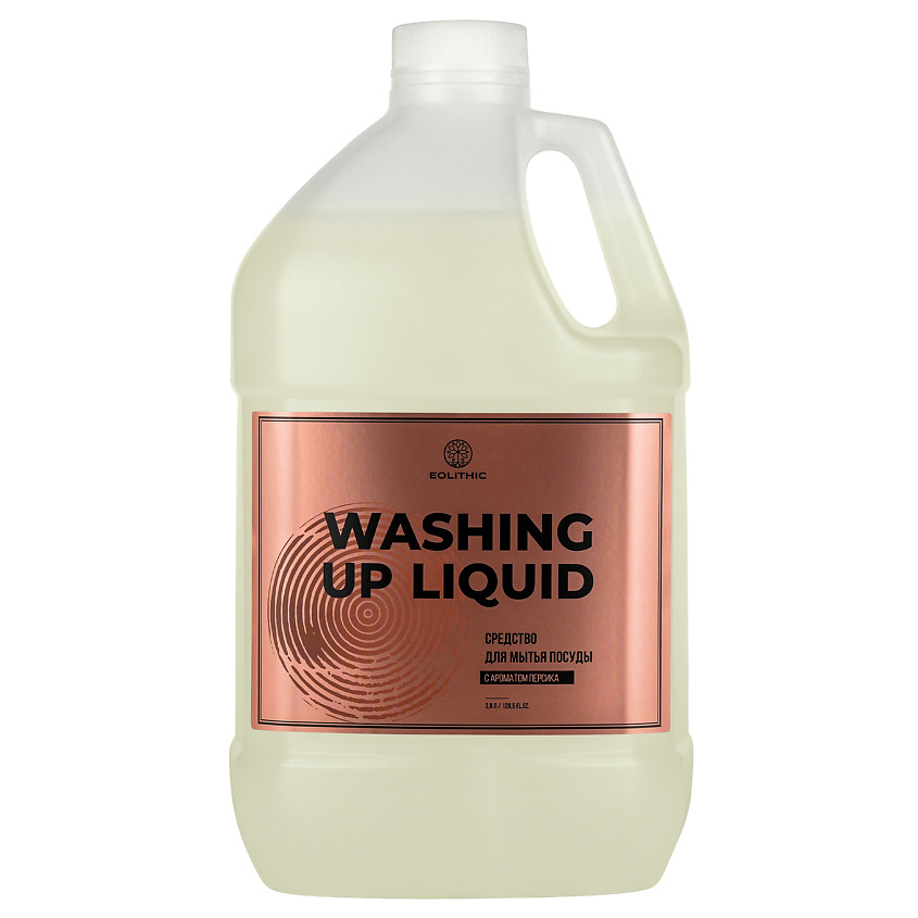 Изображение товара EOLITHIC Средство для мытья посуды, EOLITHIC WASHING UP LIQUID Персик 3,8 л