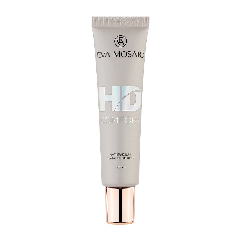 Изображение товара EVA MOSAIC Тональный крем матирующий HD Comfort, № 04 Медово-бежевый, 20 мл