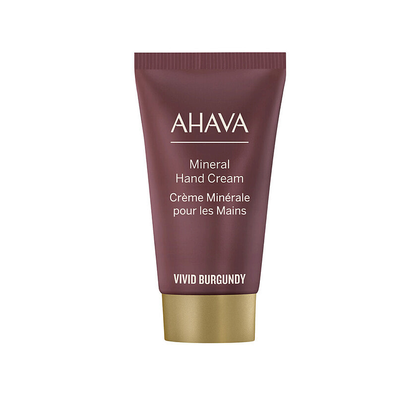 Изображение товара Крем для рук AHAVA Vivid Burgundy Mineral Hand Cream 40 мл увлажнение питания