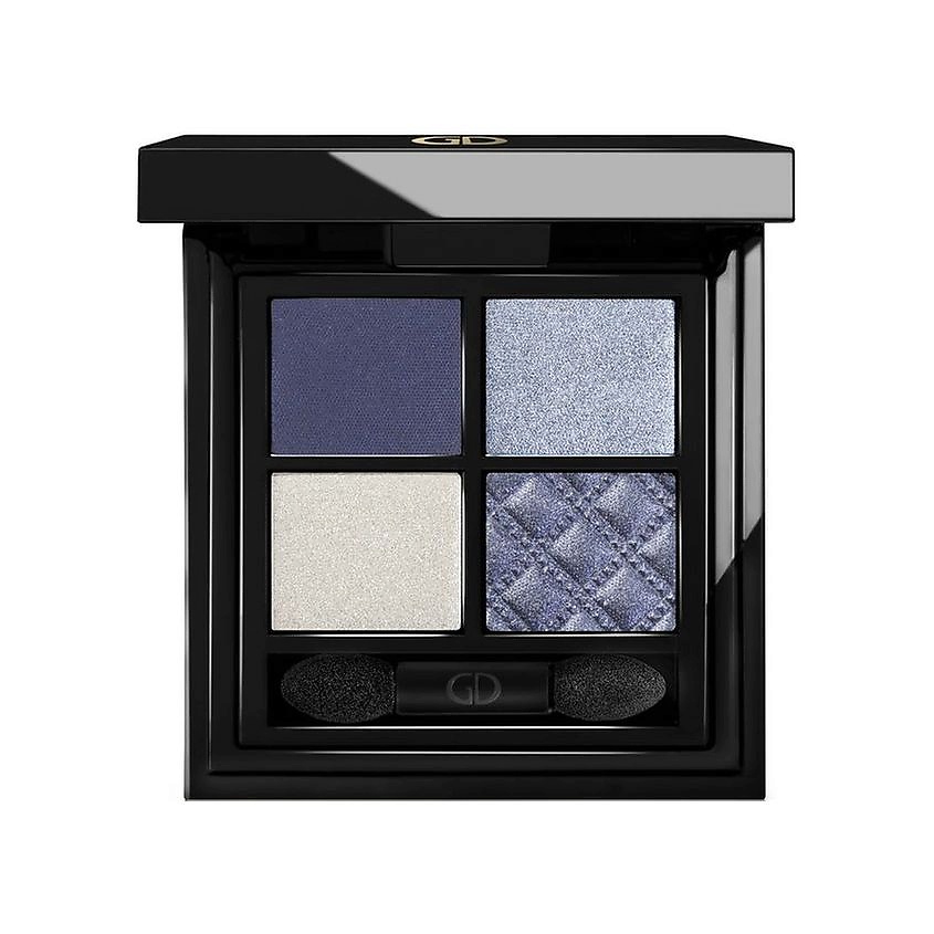 Изображение товара GA-DE Тени для век четырехцветные Idyllic Soft Satin (With Mirror), № 39 Denim Blue