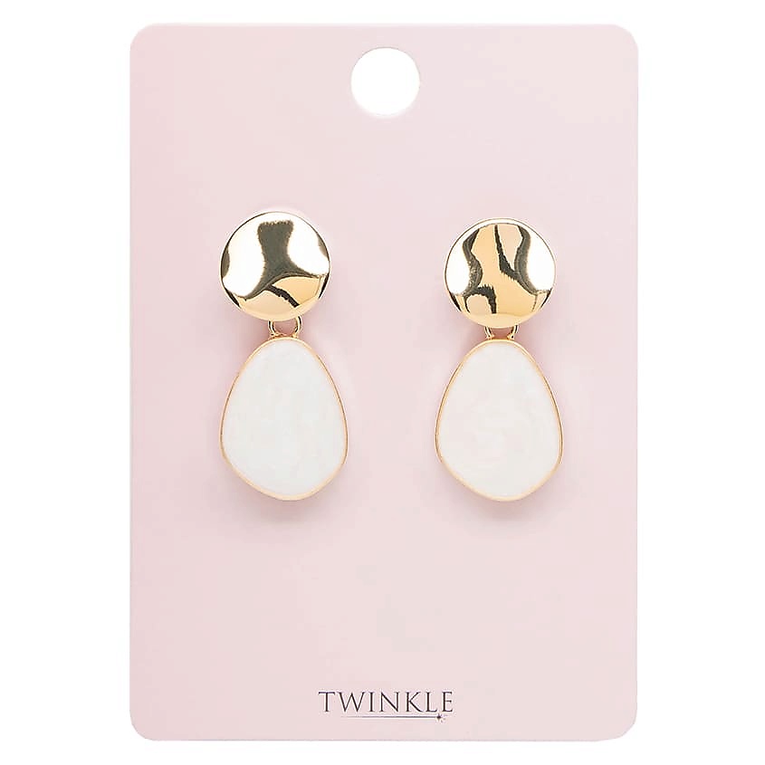 Изображение товара Стильные серьги-подвески TWINKLE PEARL FANTASY с имитацией жемчука
