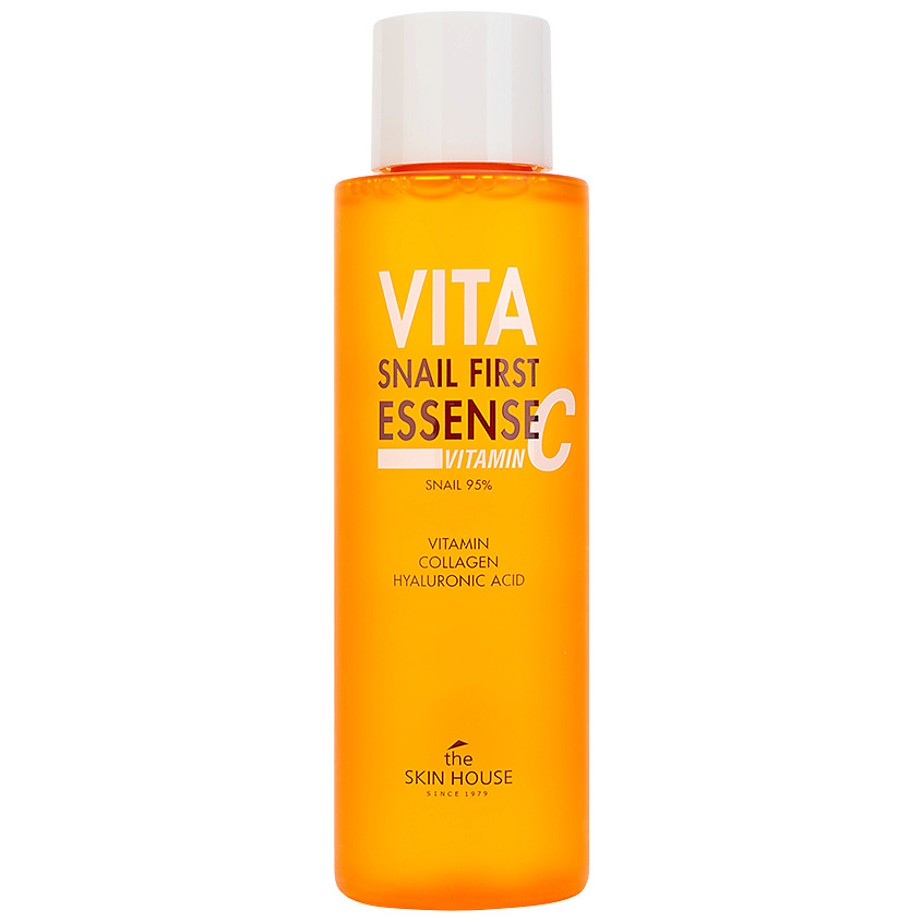 Изображение товара THE SKIN HOUSE Эссенция для лица освежающая с витаминами и муцином улитки Vita Snail, 150 мл