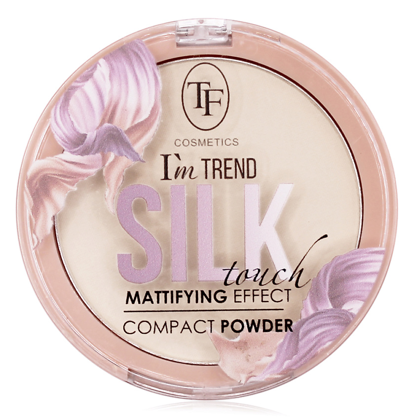 Изображение товара TF Пудра для лица матирующая компактная бархатная SILK TOUCH I'm TREND CTP27 01, Cлоновая кость