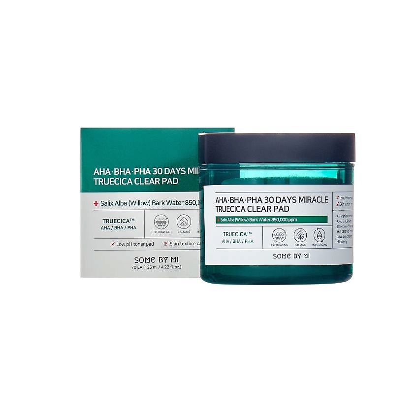 Изображение товара SOME BY MI Диски для лица очищающие с кислотами AHA-BHA-PHA 30 Days Miracle, 70 шт. Изображение товара SOME BY MI Диски для лица очищающие с кислотами AHA-BHA-PHA 30 Days Miracle, 70 шт.