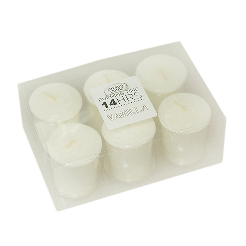 Изображение товара AROMA DOMA Набор ароматических чайных свечей, 6 шт.