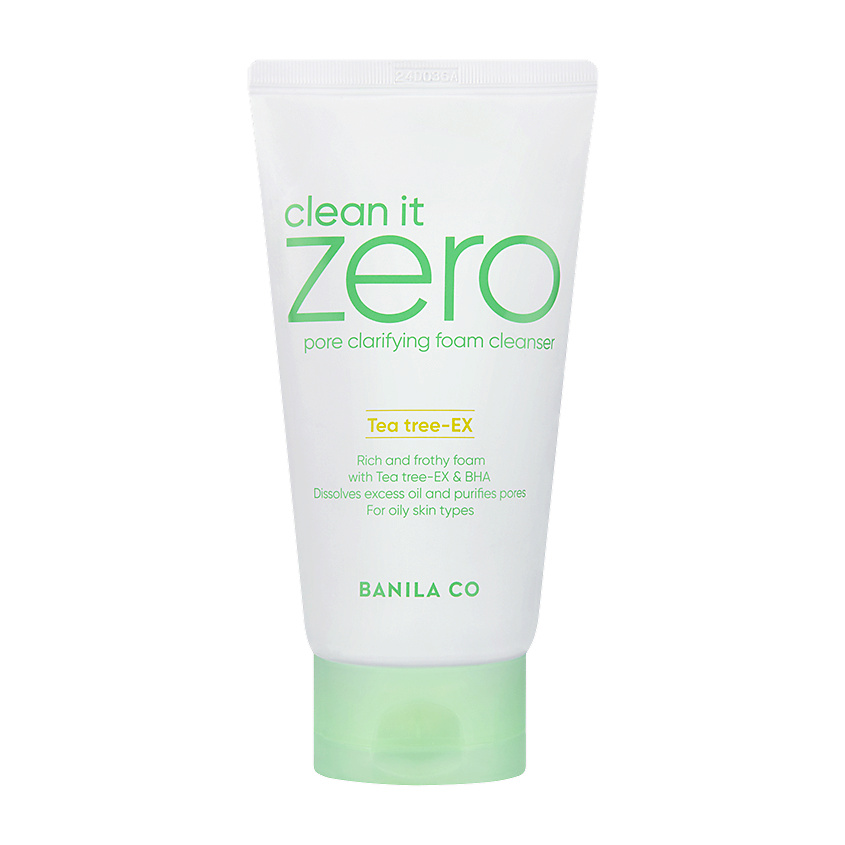 Изображение товара BANILA CO Пенка для лица с чайным деревом и зеленой грязью 150 мл