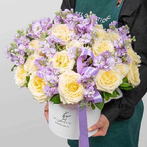 

STUDIO FLORISTIC Композиция из Роз и Маттиолы «Энергия природы», Композиция из Роз и Маттиолы «Энергия природы»