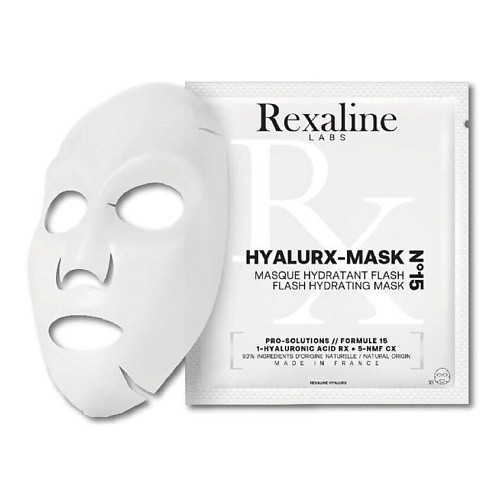 

REXALINE Набор увлажняющих тканевых масок для лица HYALURX-Mask, Набор увлажняющих тканевых масок для лица HYALURX-Mask