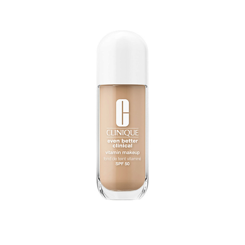

CLINIQUE Ухаживающий тональный крем с витамином С SPF 50 Even Better Clinical Vitamin Makeup, Ухаживающий тональный крем с витамином С SPF 50 Even Better Clinical Vitamin Makeup
