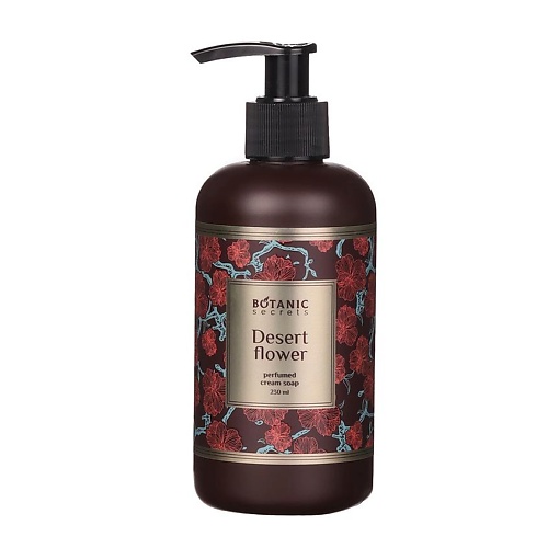 

BOTANIC SECRETS Жидкое мыло для рук парфюмированное Desert flower, Жидкое мыло для рук парфюмированное Desert flower