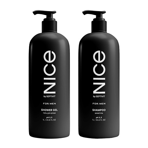

SEPTIVIT Набор мужской Гель для душа + Шампунь NICE, Набор мужской Гель для душа + Шампунь NICE