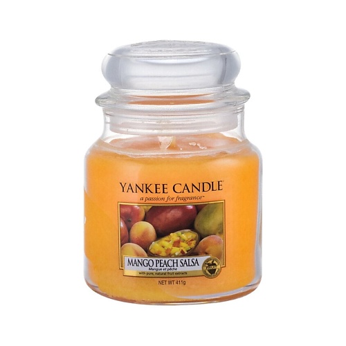 

YANKEE CANDLE Ароматическая свеча Classic medium Mango Peach Salsa, Ароматическая свеча Classic medium Mango Peach Salsa