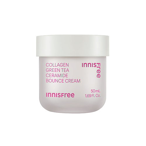 

INNISFREE Укрепляющий крем с коллагеном и церамидами зелёного чая для упругости кожи Collagen, Укрепляющий крем с коллагеном и церамидами зелёного чая для упругости кожи Collagen