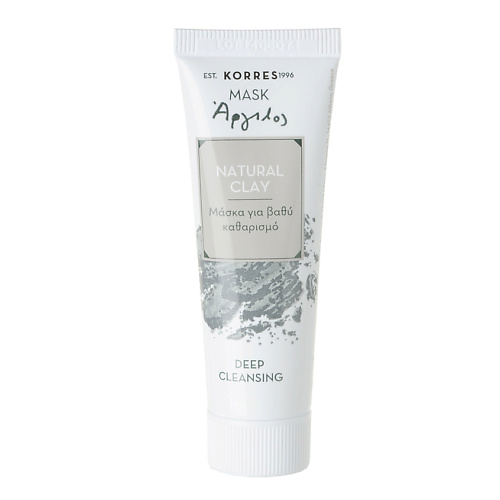 

KORRES Маска интенсивная очищающая с натуральной глиной Natural Clay Mask 18, Маска интенсивная очищающая с натуральной глиной Natural Clay Mask