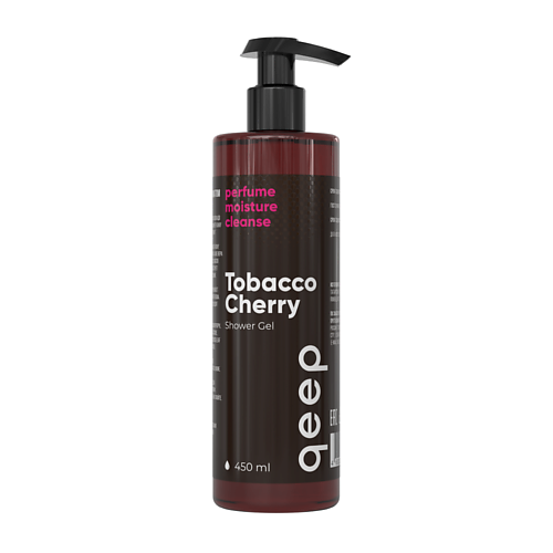 

QEEP Гель для душа парфюмированный Tobacco Cherry, Гель для душа парфюмированный Tobacco Cherry