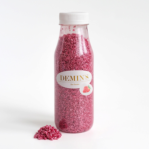 

DEMIN`S FOR HOME Морская соль для ванн с шиммером и маслами «Клубничное мороженое» 360.0, Морская соль для ванн с шиммером и маслами «Клубничное мороженое»