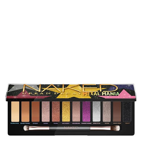 

URBAN DECAY Палетка теней для век Naked Metal Mania Palette, Палетка теней для век Naked Metal Mania Palette