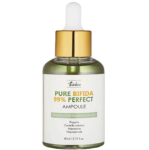 

THINKCO Сыворотка увлажняющая, на основе бифидобактерий 99%, Pure Bifida 99% Perfect Ampoule 80, Сыворотка увлажняющая, на основе бифидобактерий 99%, Pure Bifida 99% Perfect Ampoule