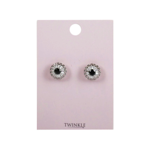 

TWINKLE Серьги BlackStone CZ, Серьги BlackStone CZ