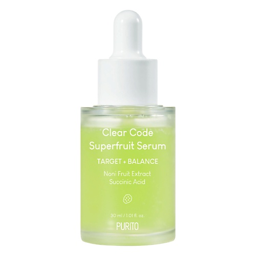 

PURITO Сыворотка для лица с экстрактом нони Clear Code Superfruit Serum, Сыворотка для лица с экстрактом нони Clear Code Superfruit Serum