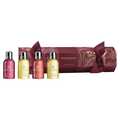 Средства для душа MOLTON BROWN Подарочный набор гелей для душа Floral & Spicy Christmas Cracker