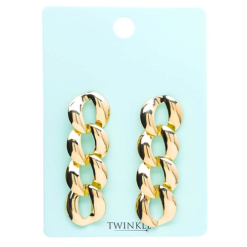 

TWINKLE Серьги GOLDEN CHAIN BIG, Серьги GOLDEN CHAIN BIG