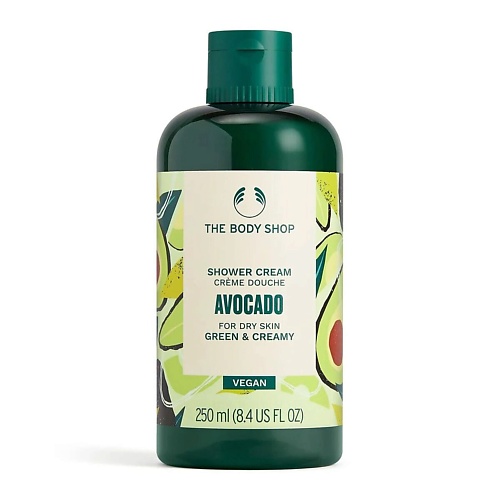 

THE BODY SHOP Увлажняющий крем-гель для душа Avocado, для сухой кожи 250.0, Увлажняющий крем-гель для душа Avocado, для сухой кожи
