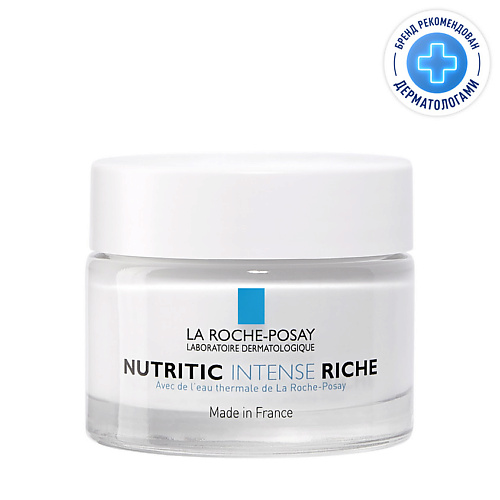 

LA ROCHE-POSAY Nutritic Intense Riche Питательный крем для лица для глубокого восстановления сухой и очень сухой кожи с липидами, маслом карите (ши) и ниацинамидом, Nutritic Intense Riche Питательный крем для лица для глубокого восстановления сухой и очен