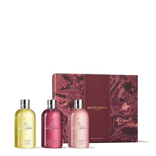 Средства для душа MOLTON BROWN Подарочный набор гелей для душа Floral & Spicy Body Care Gift Set