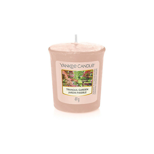 Свеча ароматическая YANKEE CANDLE Aromatic votive candle Tranquil Garden