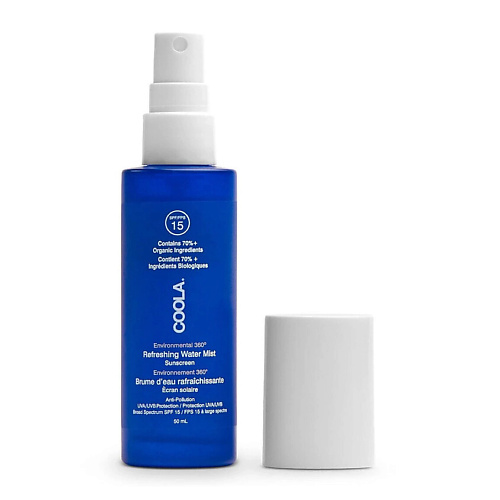 Солнцезащитный спрей для лица COOLA Солнцезащитный спрей для лица Refreshing Water Mist SPF 15