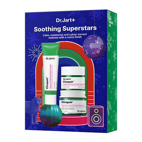 

DR. JART+ Набор успокаивающих средств для лица Soothing Superstars, Набор успокаивающих средств для лица Soothing Superstars