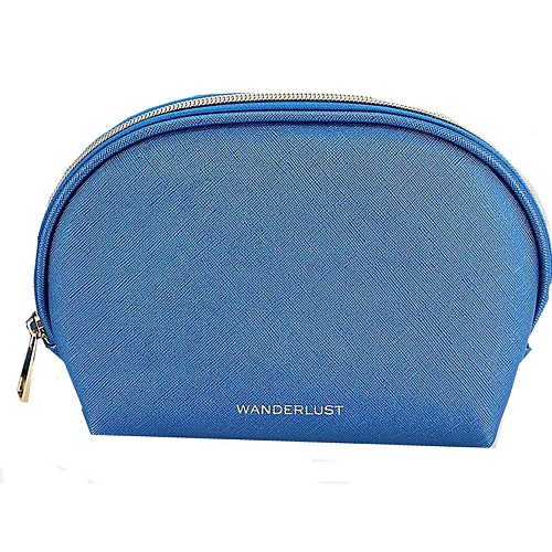

ЛЭТУАЛЬ WANDERLUST Косметичка Wanderlust Saffiano small Blue, WANDERLUST Косметичка Wanderlust Saffiano small Blue