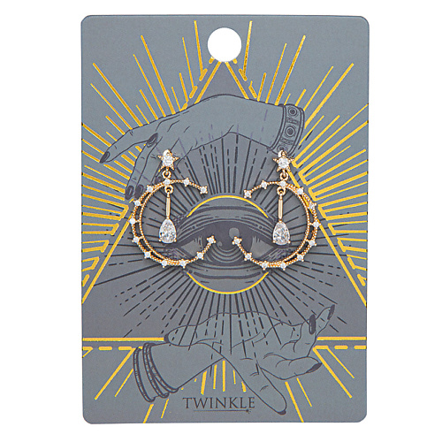 

TWINKLE MYSTIC COLLECTION Серьги Moon, MYSTIC COLLECTION Серьги Moon