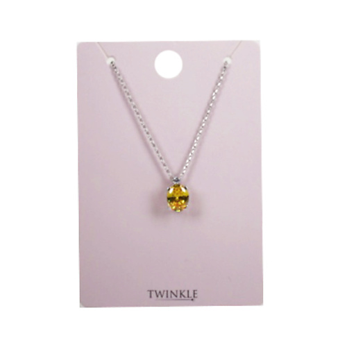

TWINKLE Подвеска с цепочкой Yellow Stone, Подвеска с цепочкой Yellow Stone