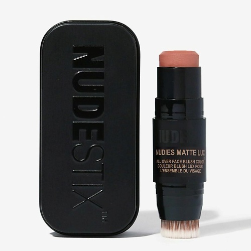 

NUDESTIX Универсальные кремовые румяна-стик Nudies Matte Lux с матовым финишем, Универсальные кремовые румяна-стик Nudies Matte Lux с матовым финишем