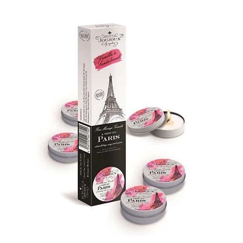 Интимная косметика PETITS JOUJOUX Набор из 5 свечей Paris Refill