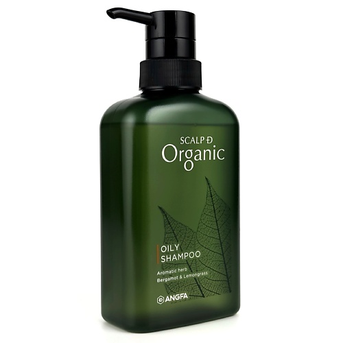 ANGFA Мужской органический шампунь  для жирных волос  SCALPD Organic OILY