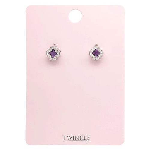 Бижутерия TWINKLE Серьги PURPLE FANTASY
