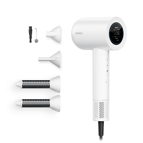 

REMEZ Фен-стайлер MODEL S с функцией SENSOR с профессиональным концентратором RMB-708S, Фен-стайлер MODEL S с функцией SENSOR с профессиональным концентратором RMB-708S