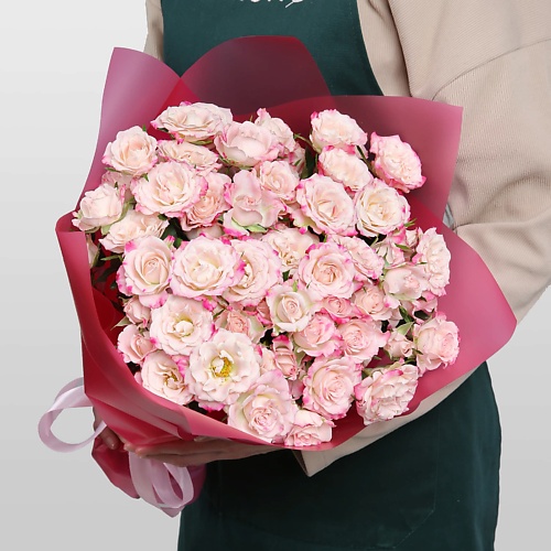 

STUDIO FLORISTIC Букет кустовых Роз «Рефлекс заката», Букет кустовых Роз «Рефлекс заката»