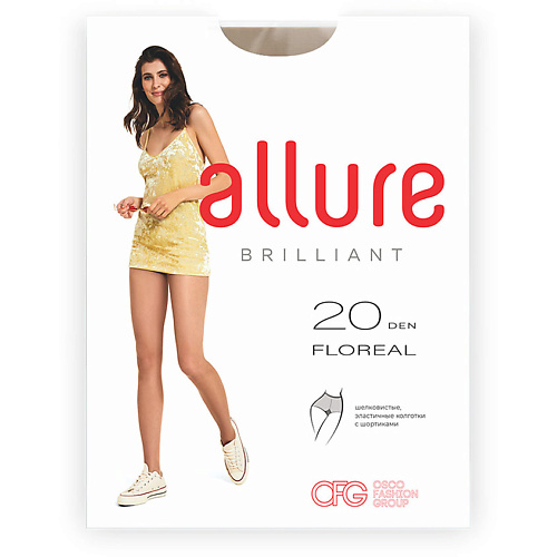 

ALLURE Колготки женские 20 ден Floreal visione, Колготки женские 20 ден Floreal visione