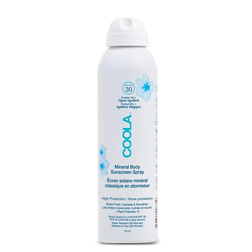 Солнцезащитный спрей для тела COOLA Солнцезащитный спрей для тела Mineral Body Sunscreen Spray SPF 30
