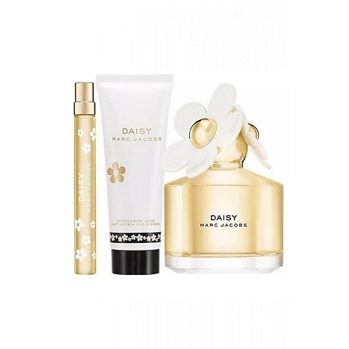 

MARC JACOBS Набор Daisy: Туалетная вода + Миниатюра + Лосьон, Набор Daisy: Туалетная вода + Миниатюра + Лосьон