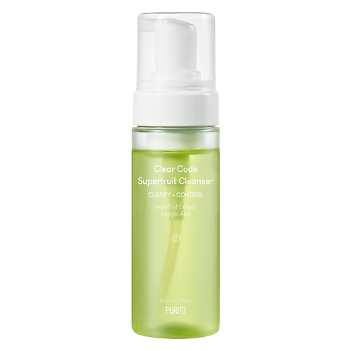 

PURITO Пенка для умывания с экстрактом нони Clear Code Superfruit Cleanser, Пенка для умывания с экстрактом нони Clear Code Superfruit Cleanser