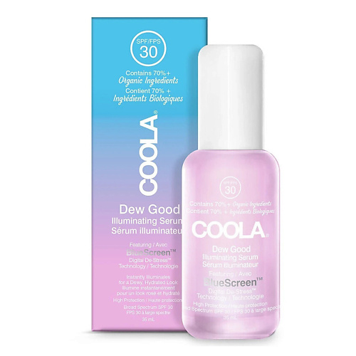 

COOLA Осветляющая солнцезащитная сыворотка для лица Dew Good Illuminating Serum SPF 30, Осветляющая солнцезащитная сыворотка для лица Dew Good Illuminating Serum SPF 30